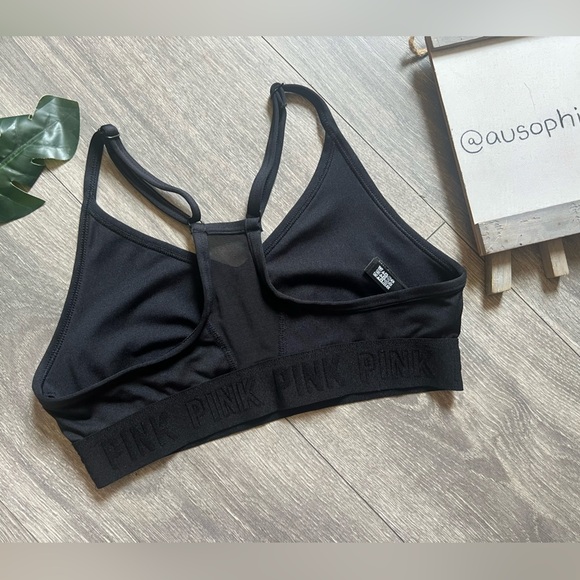 PINK Active Victoria’s Secret Ultimate Lightly Lined Sports Bra w Sheer Panel XS - Picture 7 of 11